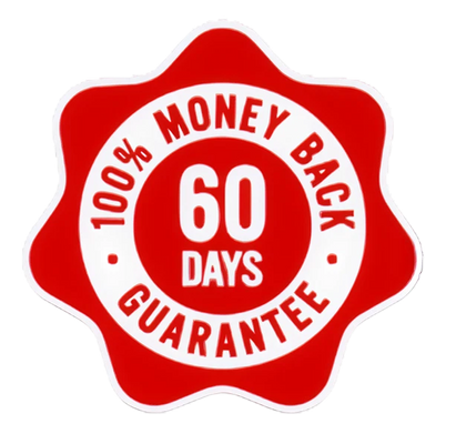 60 day money back guarantee