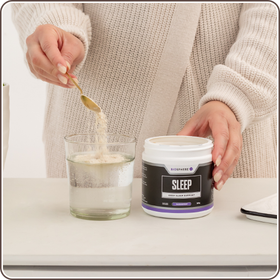 Just Mix. Sip. Sleep.