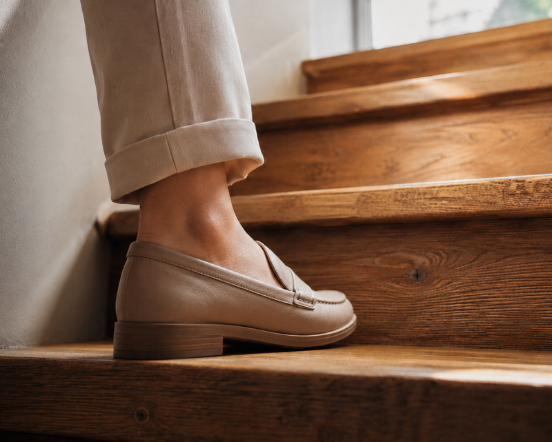 Stairs that feel higher than they used to.